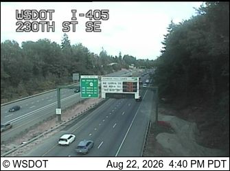 Traffic Cam Canyon Park: I-405 at MP 26.1: 230th St SE