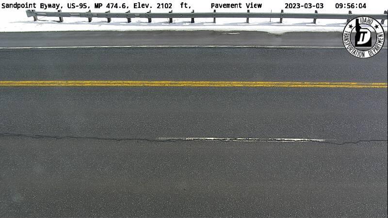 Traffic Cam Ponderay: US 95: Sandpoint: Pavement