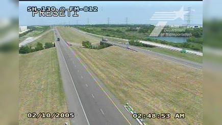 Traffic Cam South Fork Estates › North: SH-130 @ FM-812