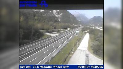 immagine della webcam nei dintorni di Cercivento: webcam Resiutta