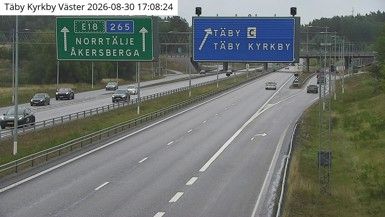 Traffic Cam Valla: Täby kyrkby väster