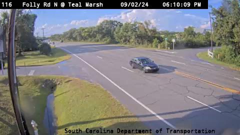 Traffic Cam Secessionville Acres: Folly Rd N @ Teal Marsh Rd