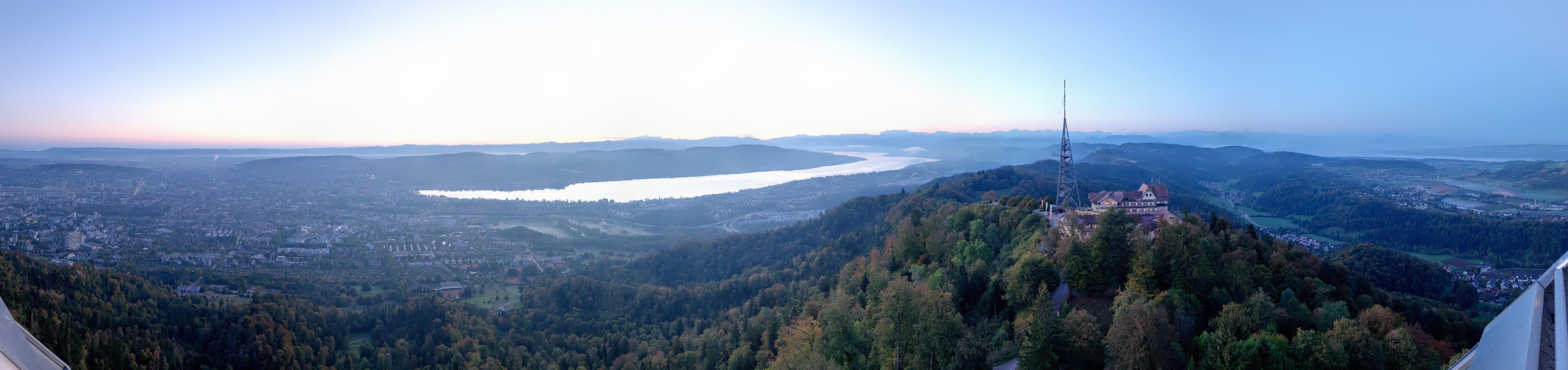 Stallikon › Südosten: Uetliberg - Zürichsee