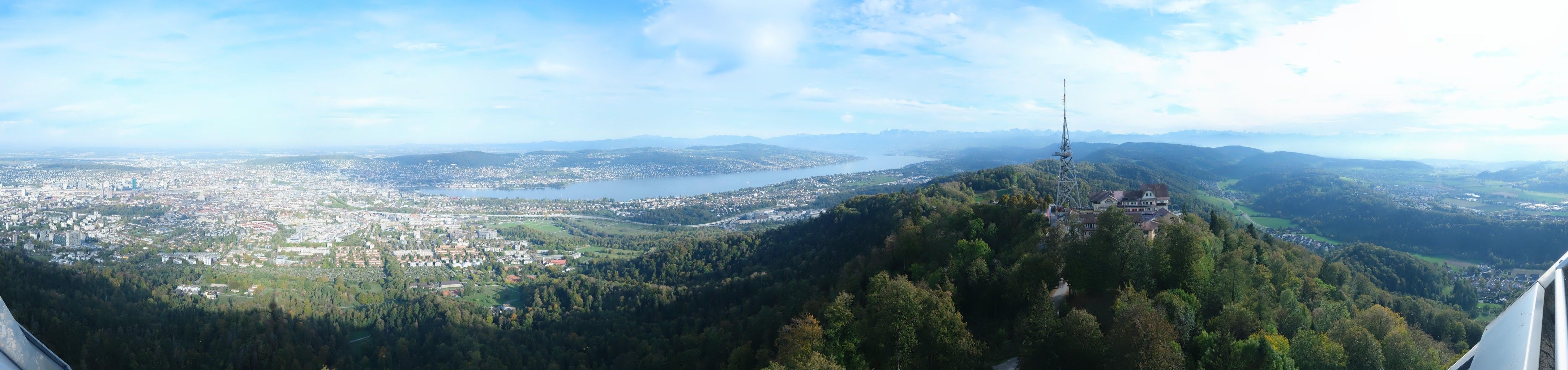 Stallikon › Südosten: Uetliberg - Zürichsee
