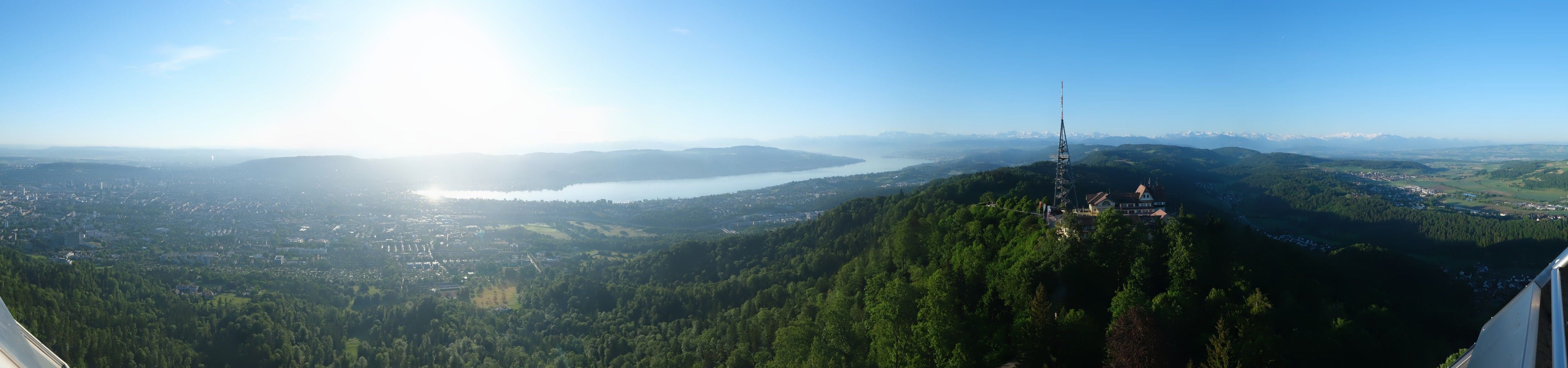 Stallikon › Südosten: Uetliberg - Zürichsee