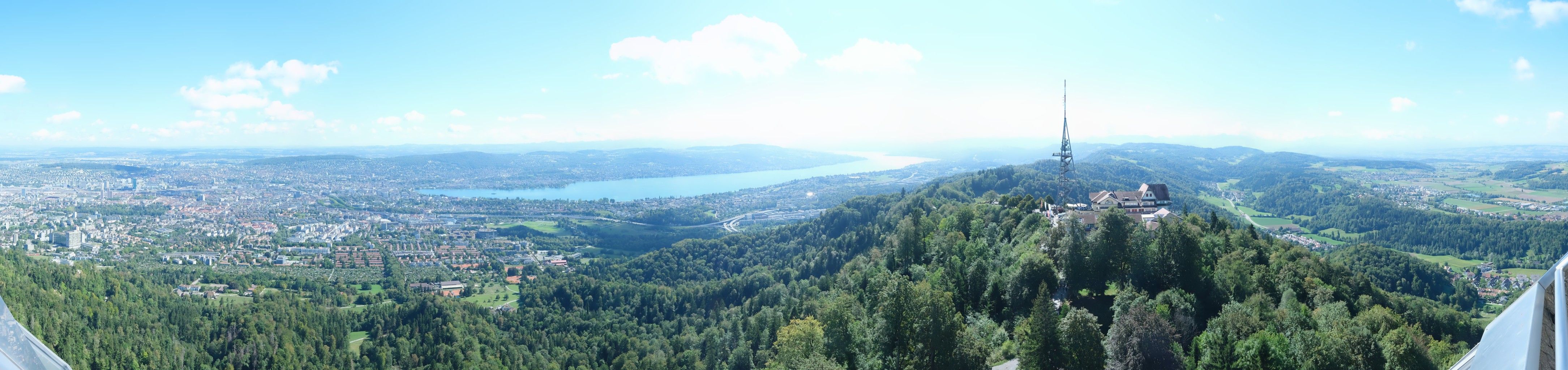 Stallikon › Südosten: Uetliberg - Zürichsee