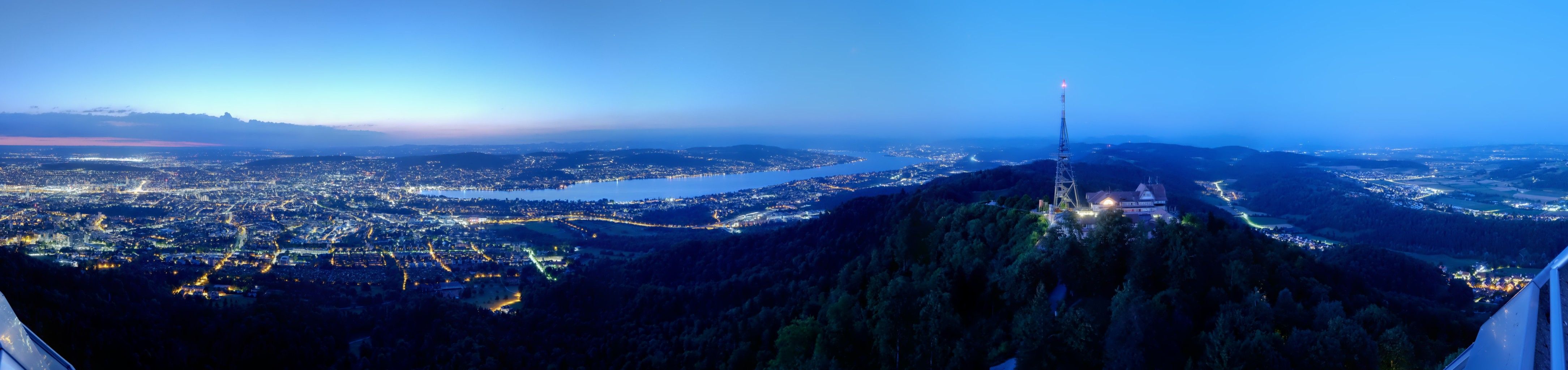 Stallikon › Südosten: Uetliberg - Zürichsee