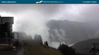 Last daylight view from Westegg: Fellhorn I, Fellhornbahn Station Schlappoldsee, Oberstdorf