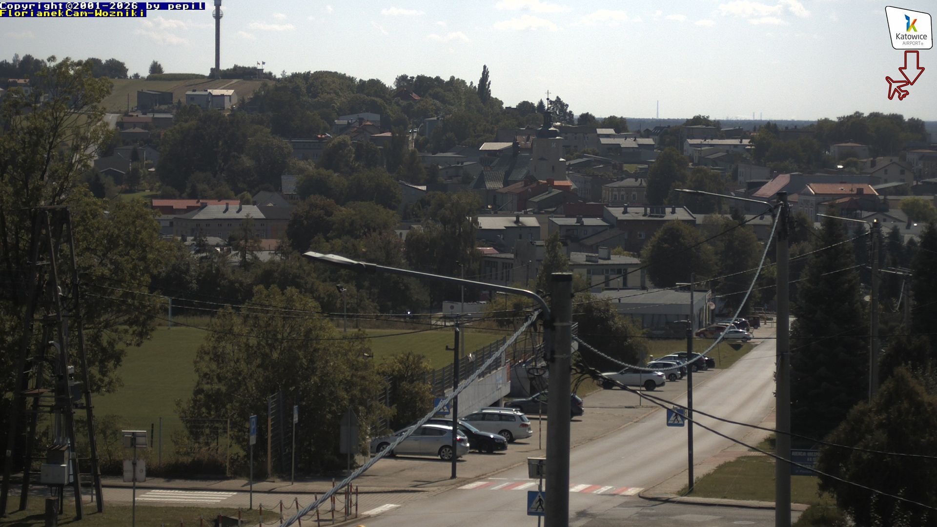 Traffic Cam Wozniki: WeatherCam2 - Śl. - Florianek