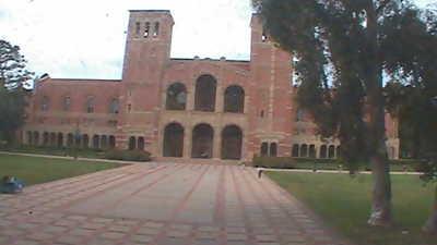 Traffic Cam Los Angeles: UCLA BruinCam - Live view of Dickson Plaza and Royce Hall