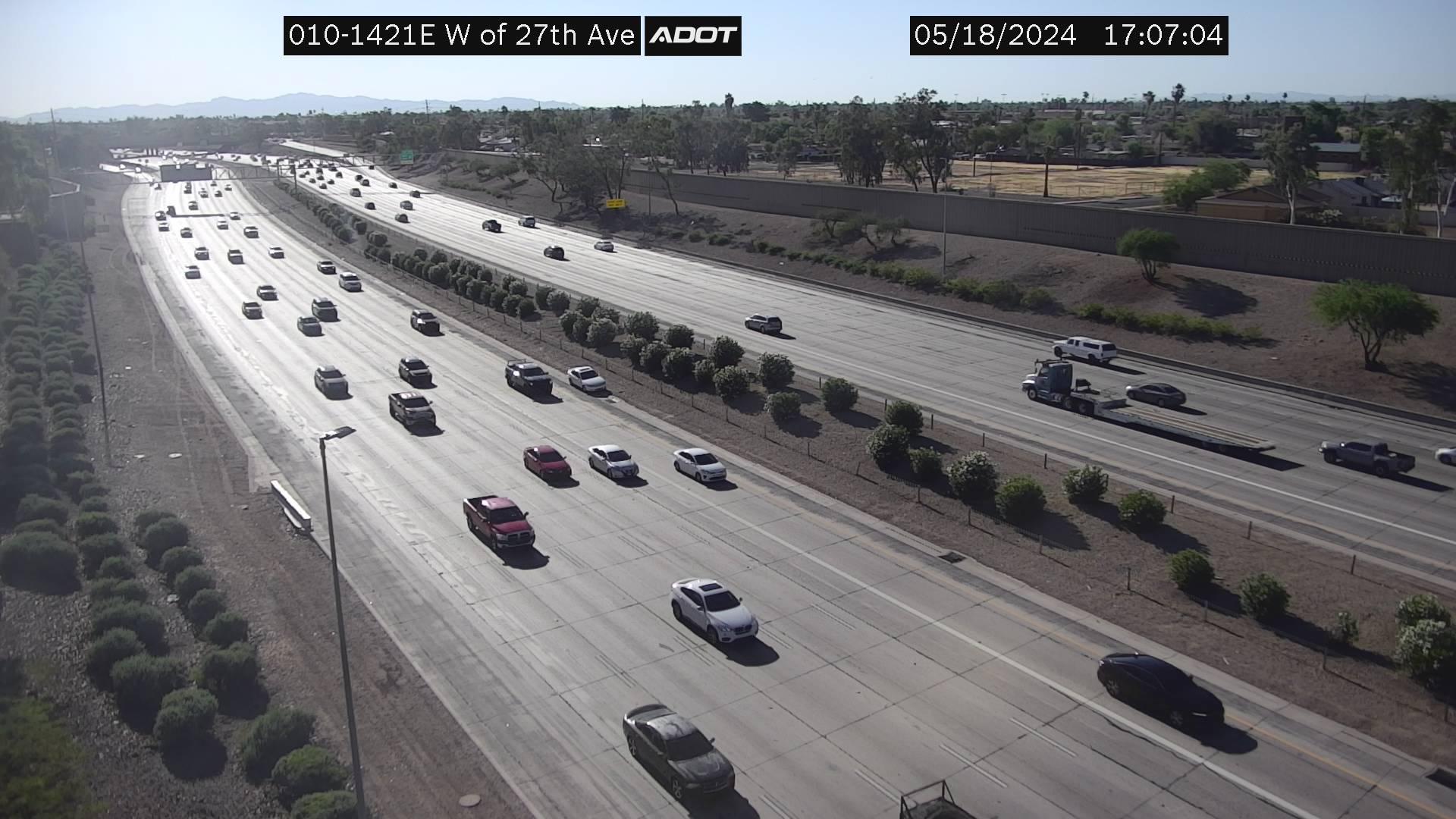 Traffic Cam Phoenix: I-10W and 35th Ave