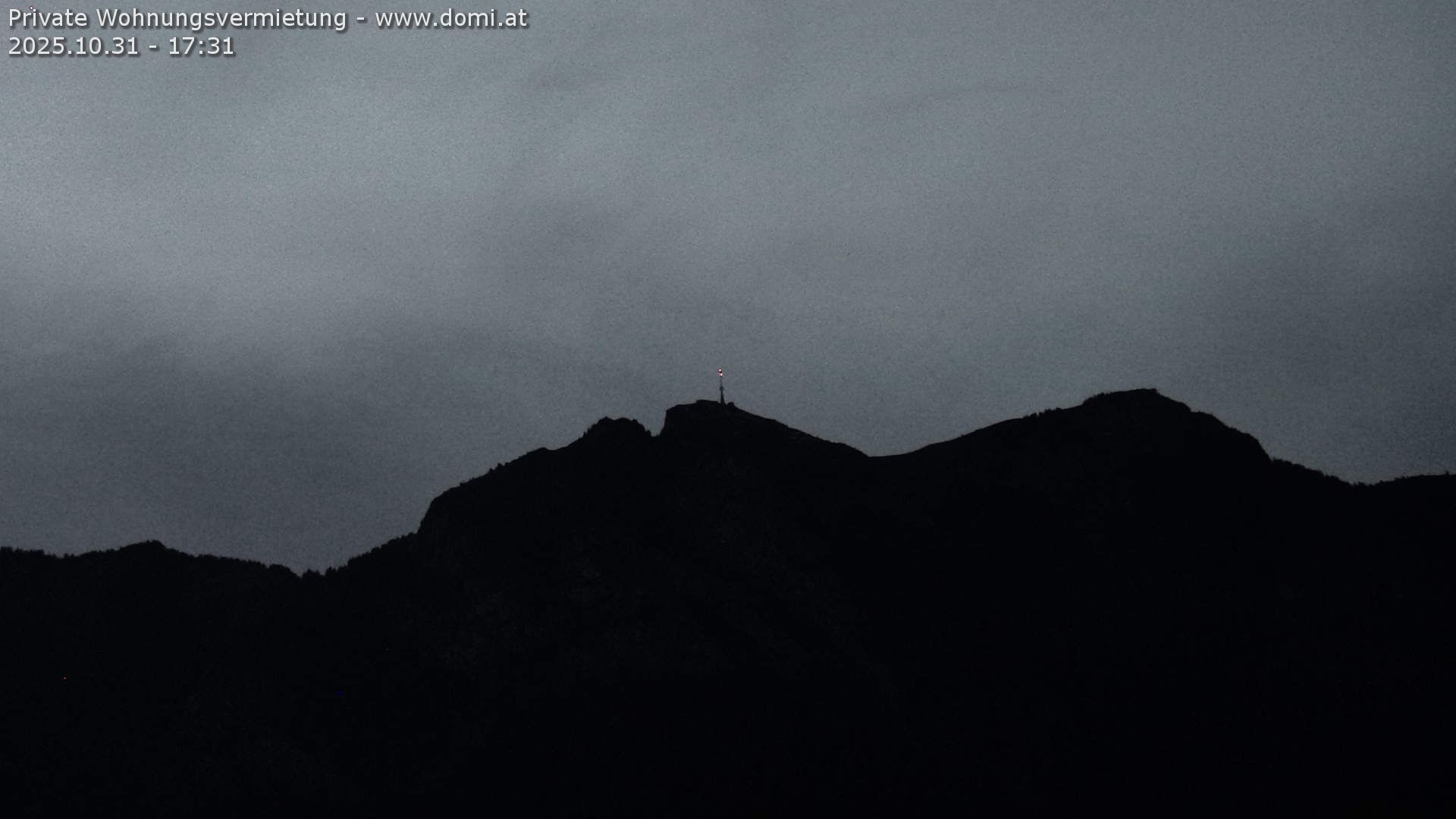 Rüte: Hoher Kasten - Sankt Gallen: Hoher Kasten aus einer Distanz von 5.000 Metern sehr stark gezoomt