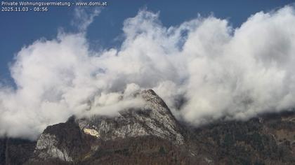 Rüte: Hoher Kasten - Sankt Gallen: Hoher Kasten aus einer Distanz von 5.000 Metern sehr stark gezoomt