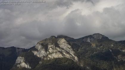 Rüte: Hoher Kasten - Sankt Gallen: Hoher Kasten aus einer Distanz von 5.000 Metern sehr stark gezoomt