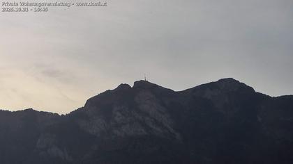 Rüte: Hoher Kasten - Sankt Gallen: Hoher Kasten aus einer Distanz von 5.000 Metern sehr stark gezoomt