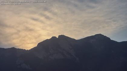 Rüte: Hoher Kasten - Sankt Gallen: Hoher Kasten aus einer Distanz von 5.000 Metern sehr stark gezoomt