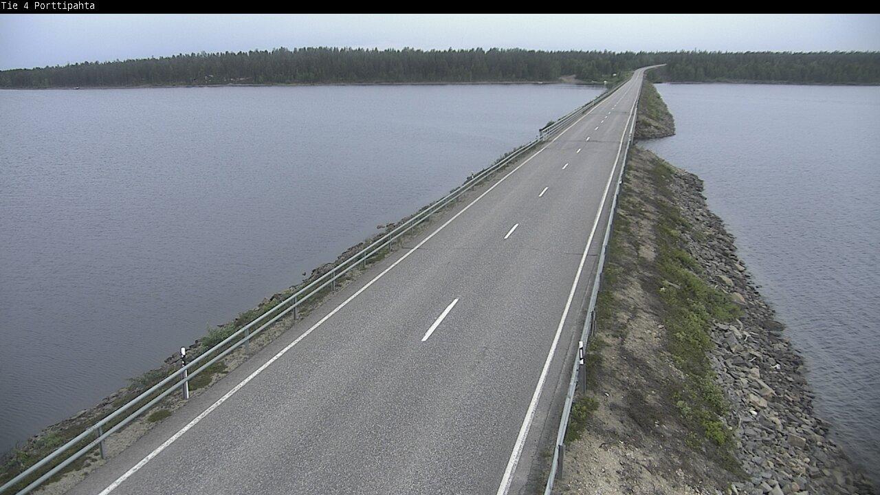 Traffic Cam Sodankyla: Tie 4 Sodankylä, Porttipahta - Rovaniemelle