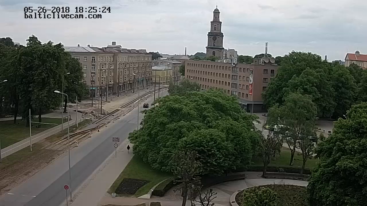 Traffic Cam Liepaja: Rose Square
