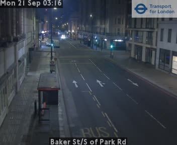 Traffic Cam London: Baker St/S of Park Rd