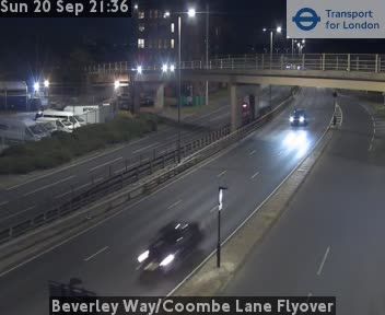 Traffic Cam London: Beverley Way/Coombe Lane Flyover
