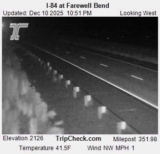 Traffic Cam Huntington: I-84 at Farewell Bend