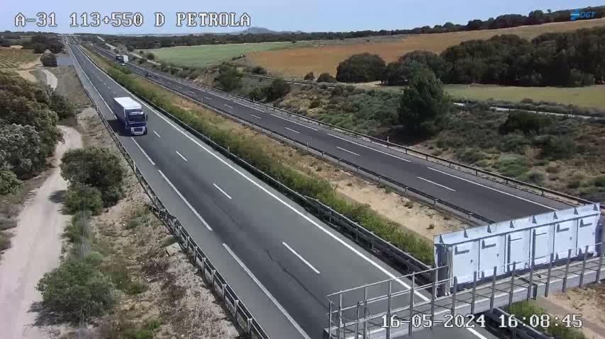 Traffic Cam Chinchilla de Monte-Aragon: Autovía de Alicante