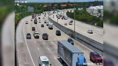 Traffic Cam West Palm Beach: I-95 at PB Lakes