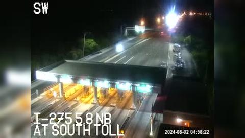 Traffic Cam Terra Ceia: I-275 N at South Toll