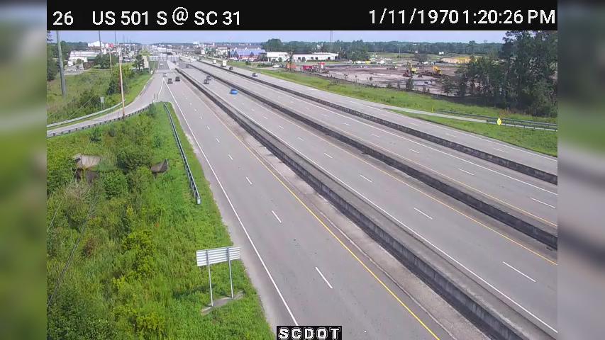 Traffic Cam Pine Island: US 501 S @ SC 31 (Carolina Bays Pkwy)