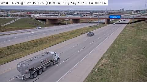 Traffic Cam Council Bluffs: CB - I-29 @ S of US 275 (54)