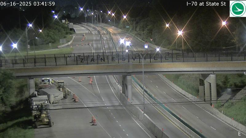 Traffic Cam Zanesville: I-70 at State St