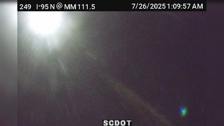 Traffic Cam Davis Station: I-95 N @ MM 111.5