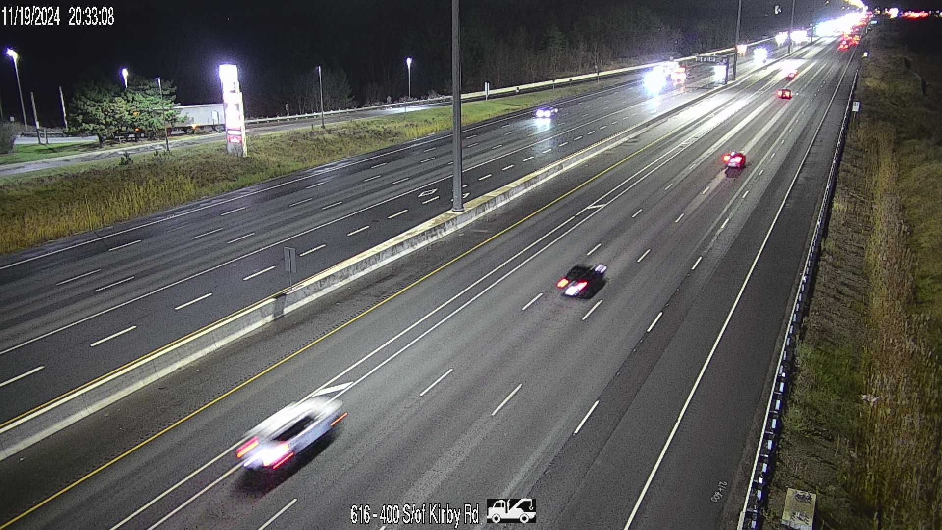 Traffic Cam King: Highway 400 south of Kirby Road