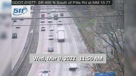 Traffic Cam Sandy Springs: GDOT-CAM-