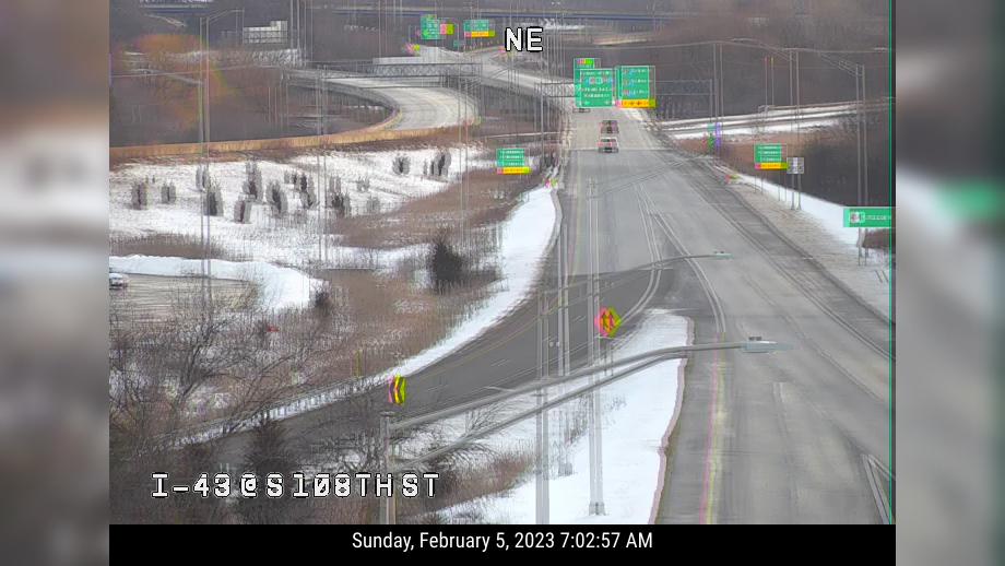 Traffic Cam Wrightstown: I-43 at 108th St