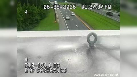 Traffic Cam Hardaway: I10-MM 171.0EB-E of Cochran Rd