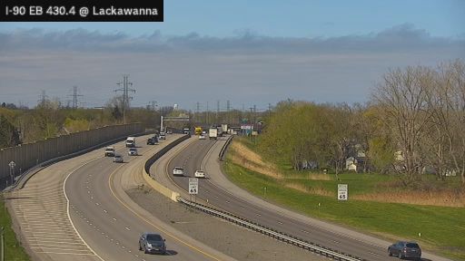 Traffic Cam Blasdell: I-90 at Interchange 55 (Lackawanna Toll Barrier) View