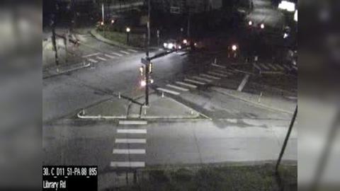 Traffic Cam Overbrook: LIBRARY RD @ SAW MILL RUN BLVD