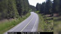 Area A › South: Hwy 19 at Menzies Hill, about 7 km southeast of Roberts Lake and 24 km north of Campbell River, looking south - Day time