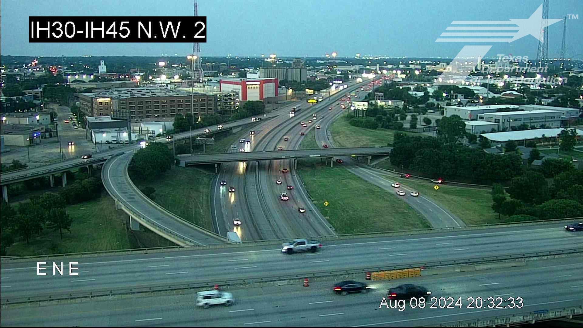 Traffic Cam Downtown PID › East: I-30 @ I-45 N.W.