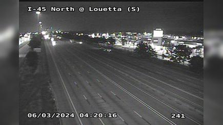 Traffic Cam Old Town Spring › South: I-45 North @ Louetta (S)