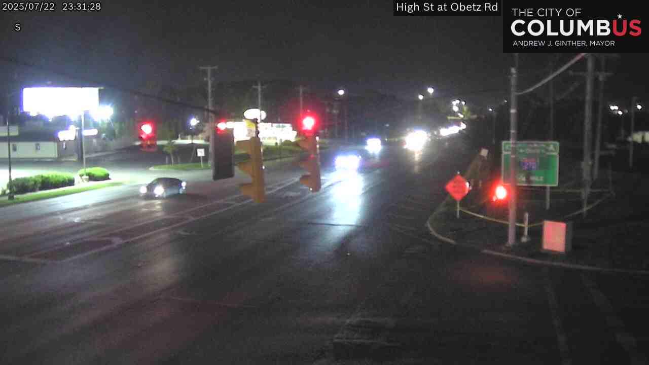 Traffic Cam Hamilton Meadows: City of Columbus) High St at Obetz Rd