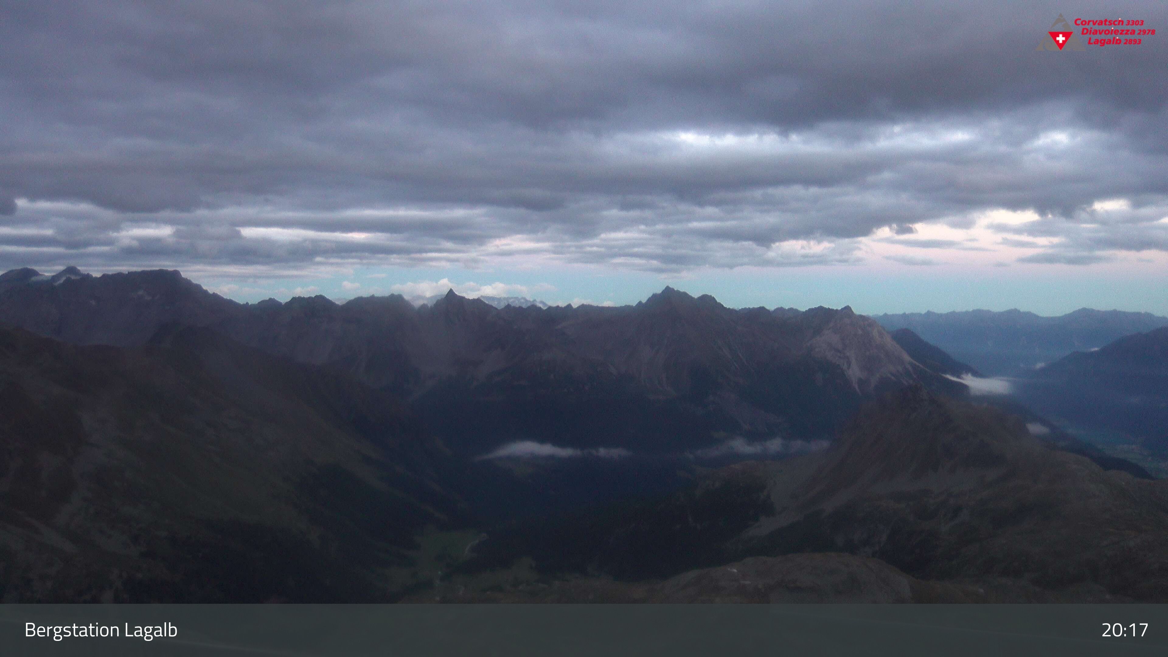 Pontresina: Bergstation Lagalb, Lagalb, Sicht Poschiavo