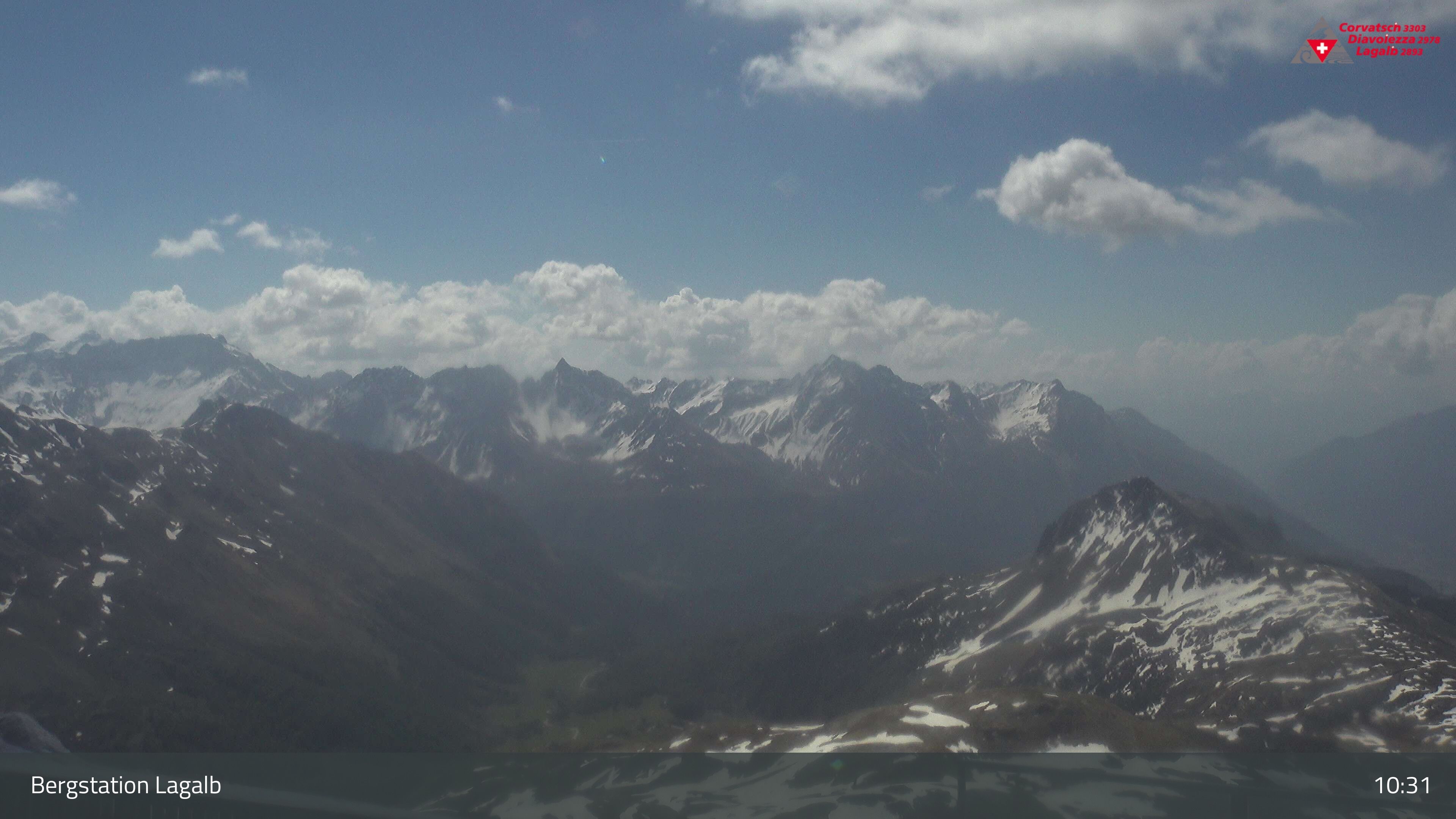 Pontresina: Bergstation Lagalb, Lagalb, Sicht Poschiavo