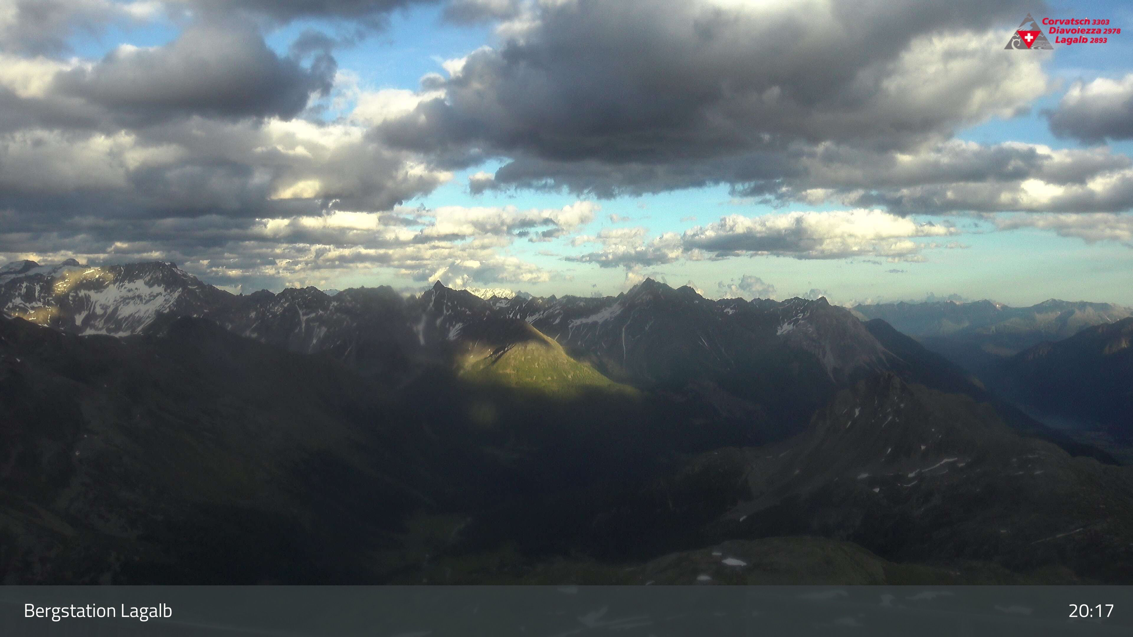 Pontresina: Bergstation Lagalb, Lagalb, Sicht Poschiavo