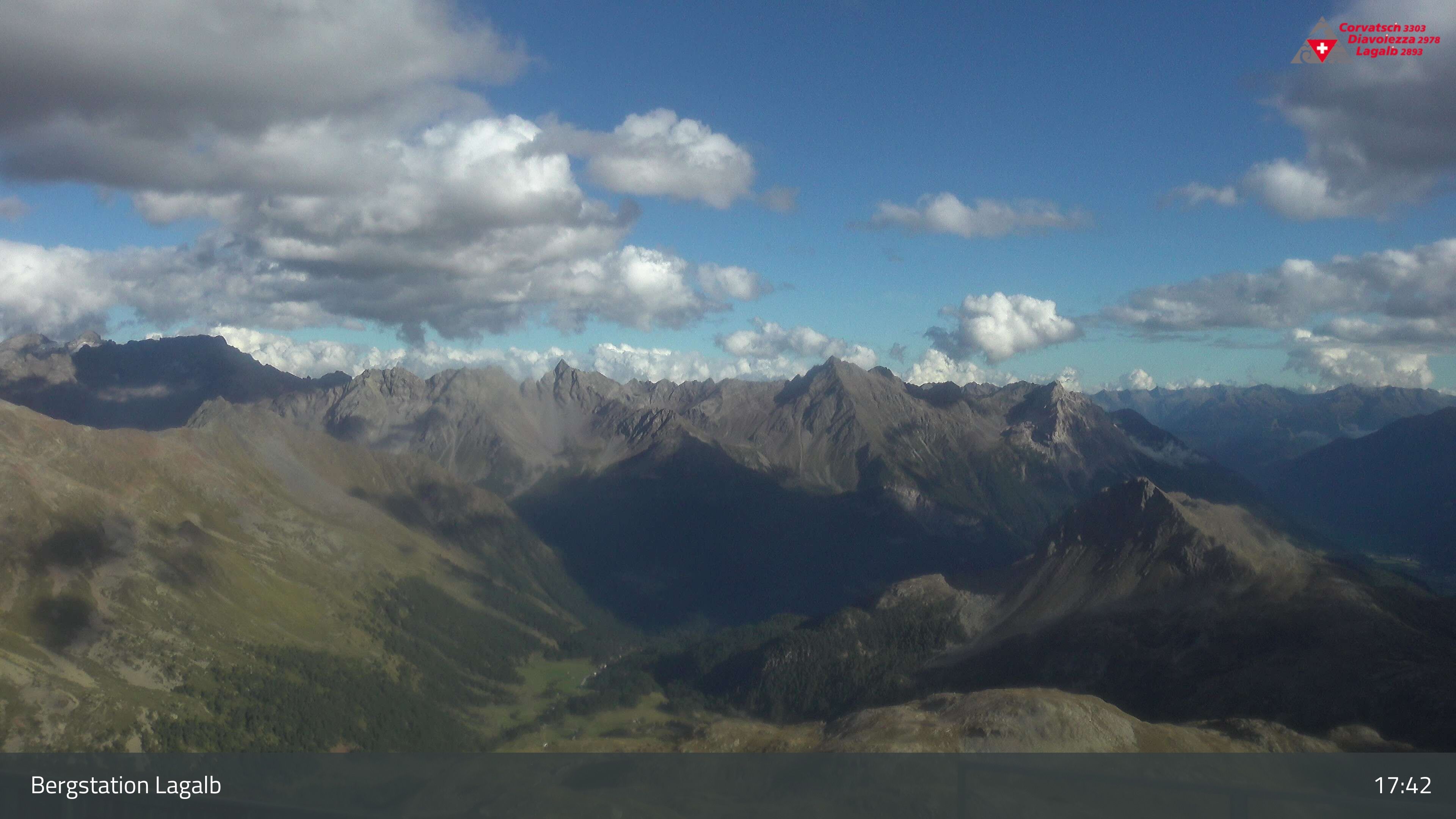 Pontresina: Bergstation Lagalb, Lagalb, Sicht Poschiavo