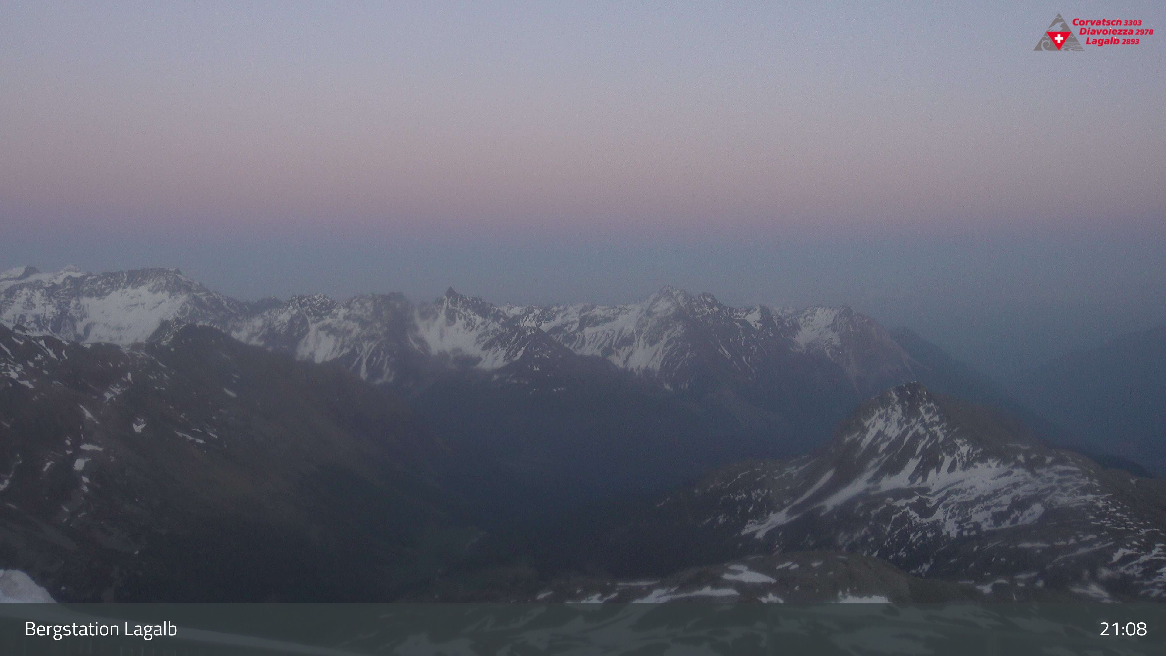 Pontresina: Bergstation Lagalb, Lagalb, Sicht Poschiavo