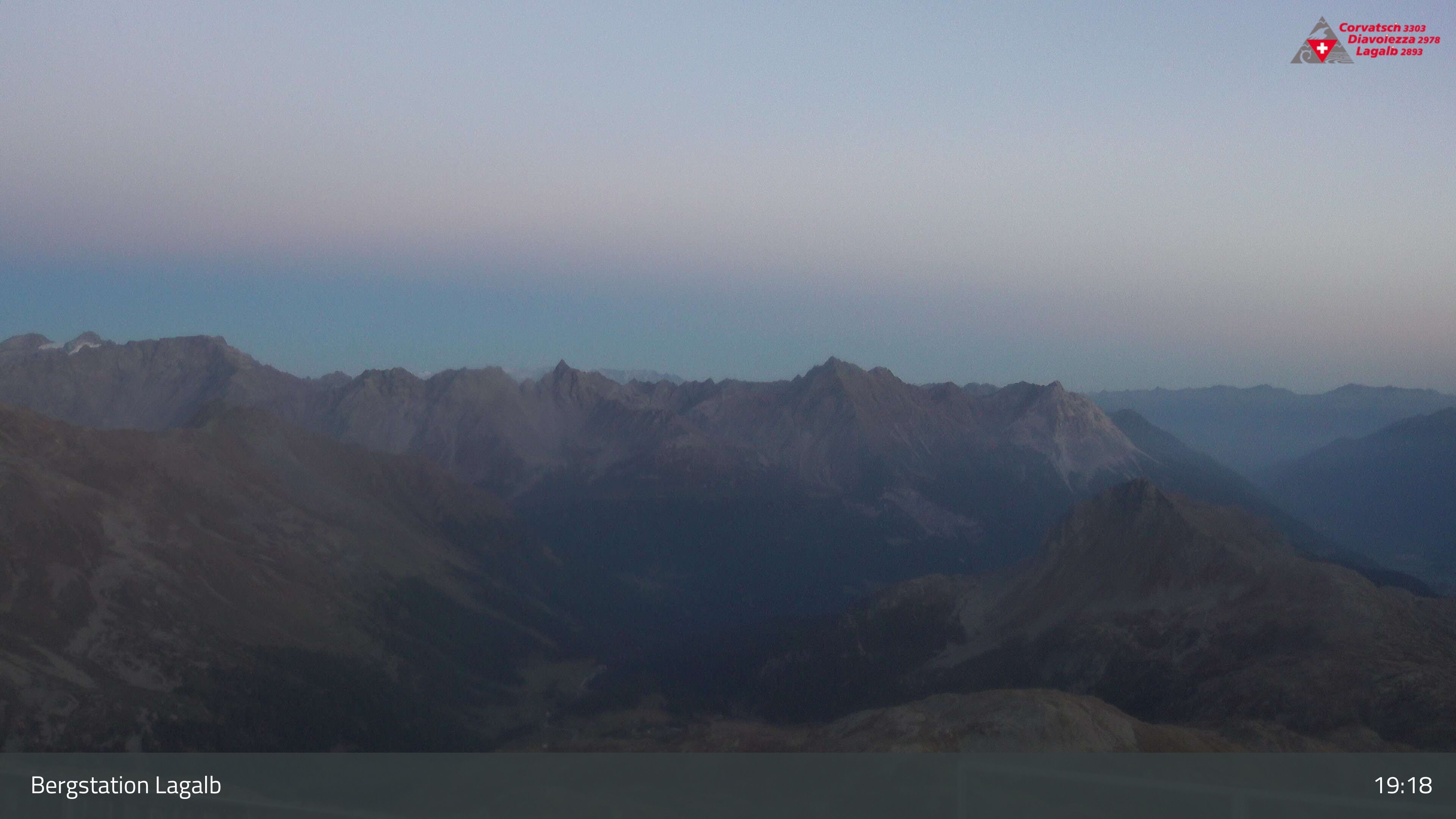 Pontresina: Bergstation Lagalb, Lagalb, Sicht Poschiavo