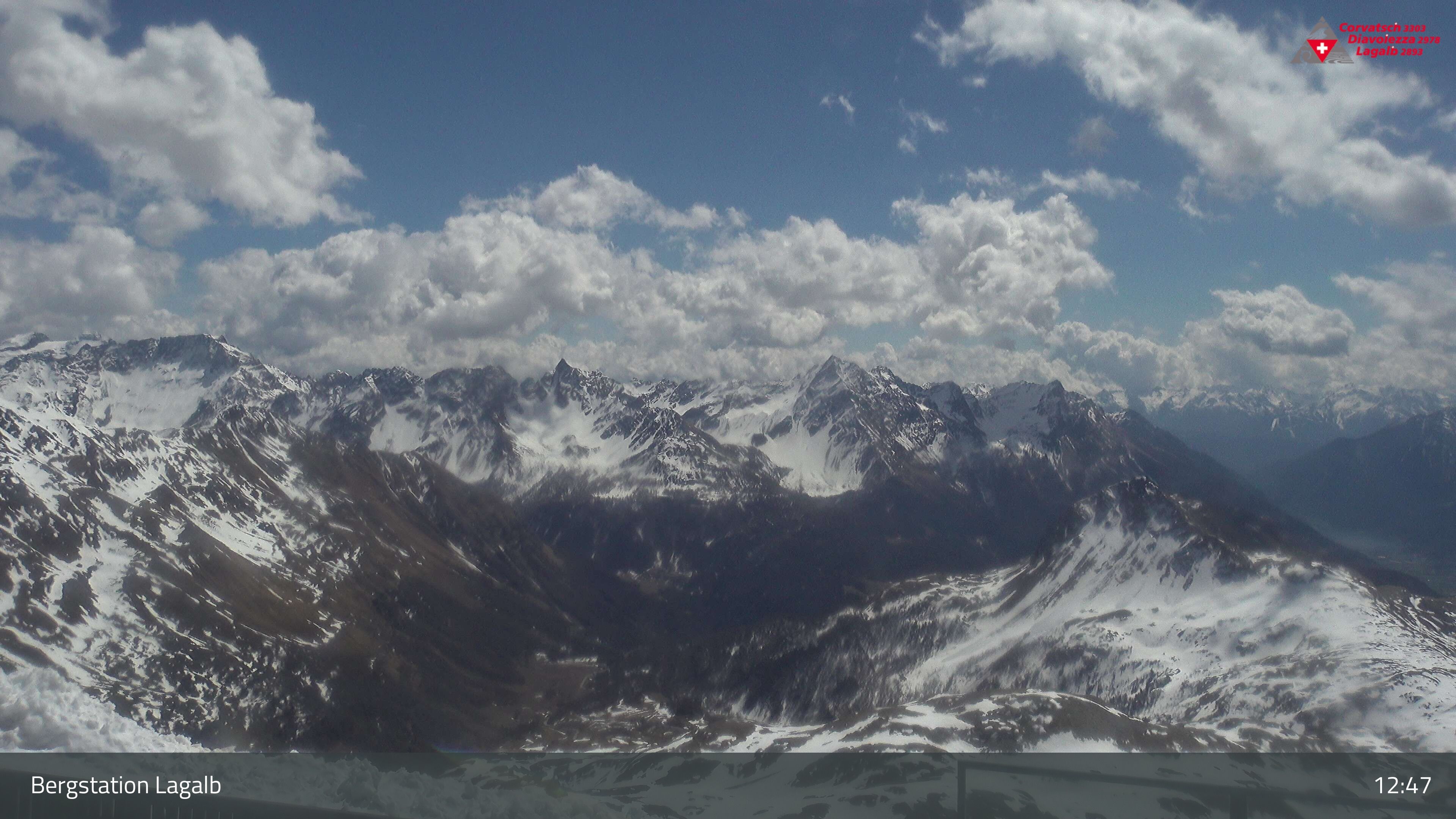 Pontresina: Bergstation Lagalb, Lagalb, Sicht Poschiavo