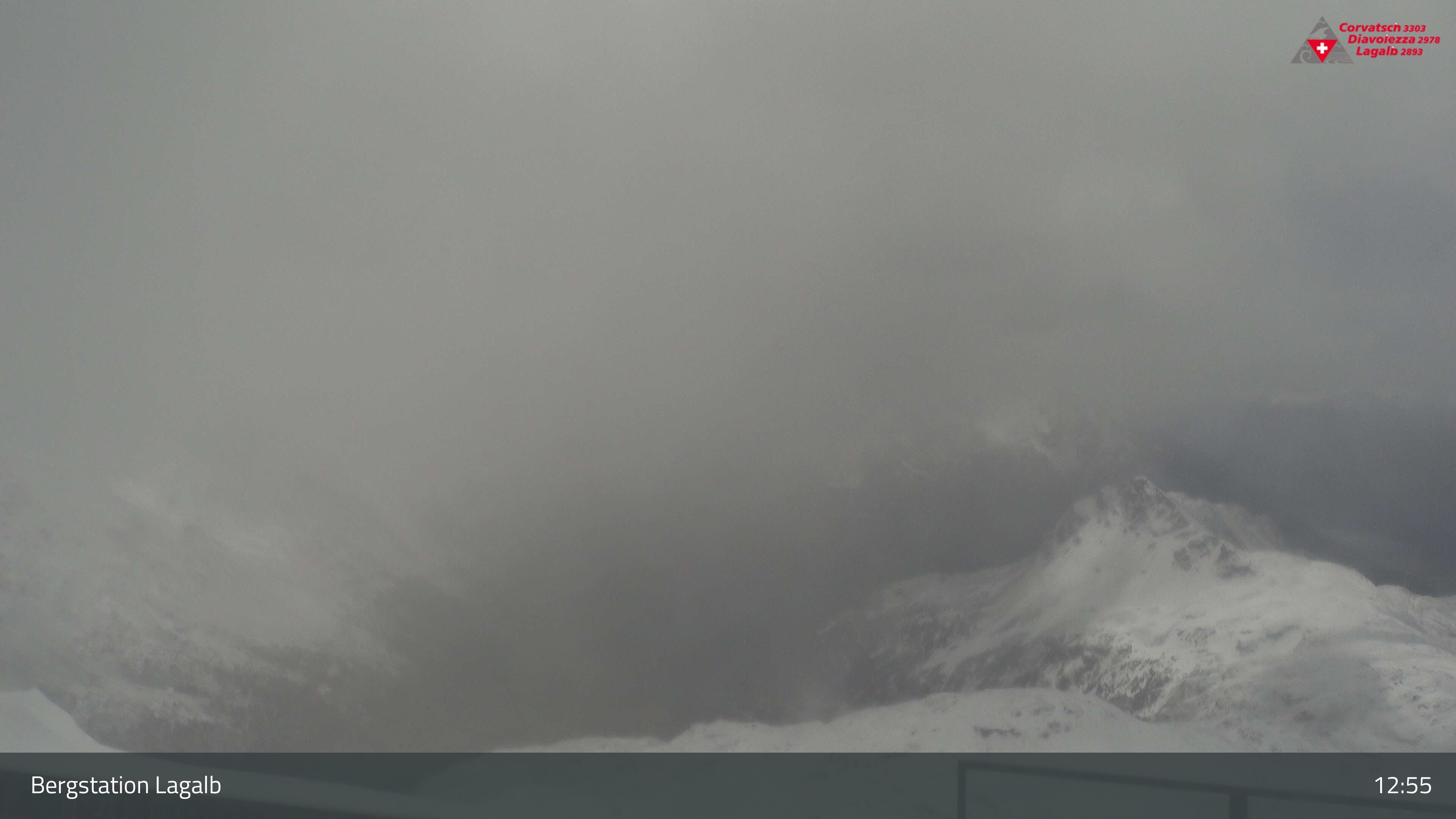 Pontresina: Bergstation Lagalb, Lagalb, Sicht Poschiavo